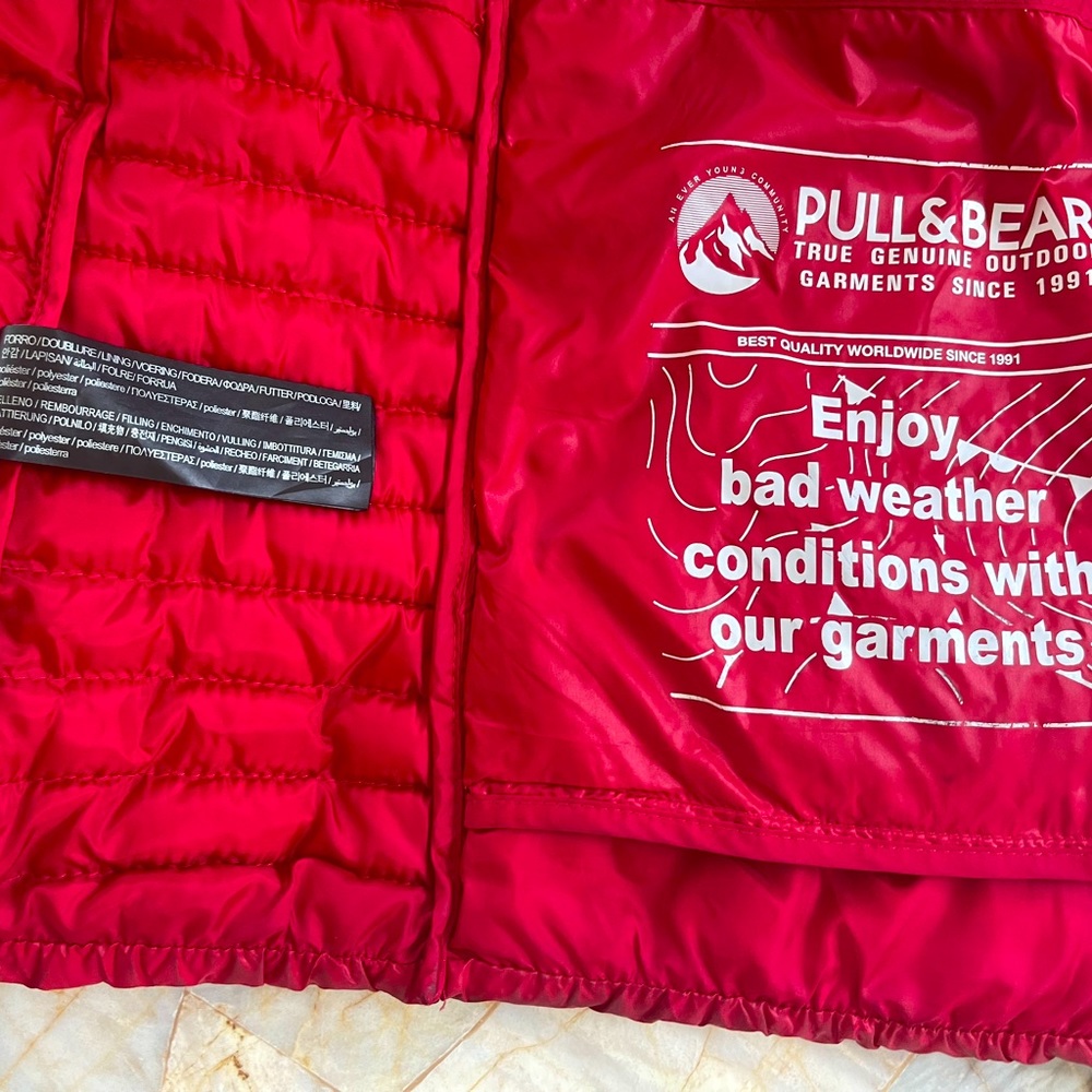 Jacket Pull & Bear Down Filled Lightweight Puffer… - image 3